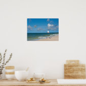 メキシコ湾でのセーリングプリント ポスター (キッチン)