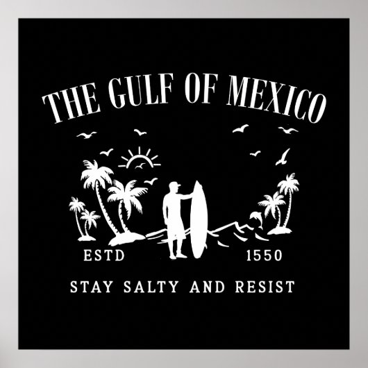 メキシコ湾で塩気のある生活を送ろう ポスター (正面)