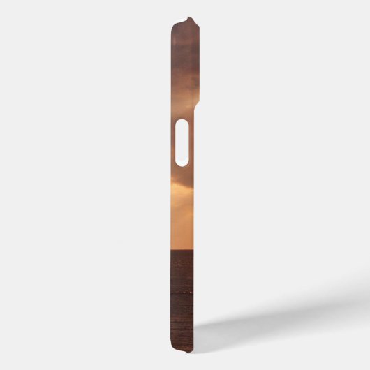 メキシコ湾に沈む日没パーソナルモノグラム Case-Mate iPhoneケース (裏面 / 右)