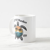 メキシコ湾のウミガメ 1550年頃 メキシコ湾 コーヒーマグカップ (正面左)