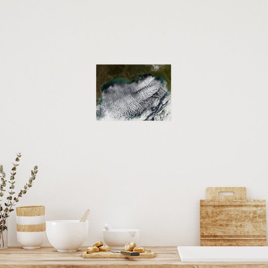 メキシコ湾のクラウド通り ポスター (キッチン)