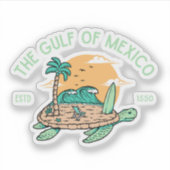 メキシコ湾のメキシコのウミガメ シール (正面)