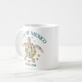 メキシコ湾の亀のベスト1550忘れはトランプ コーヒーマグカップ (正面左)