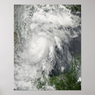 メキシコ湾の熱帯嵐Hermine ポスター