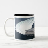 メキシコ湾の船舶の独立と戦う ツートーンマグカップ (左)