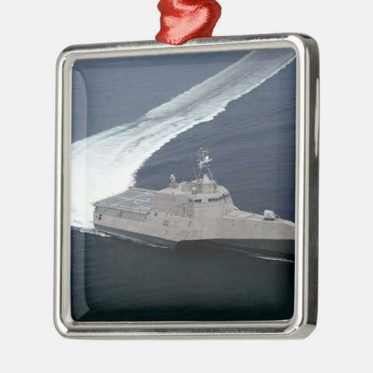 メキシコ湾の船舶の独立と戦う メタルオーナメント (左)