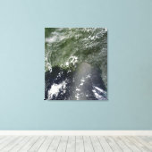 メキシコ湾の衛星観測2 キャンバスプリント (インサイチュ (ウッドフロア))