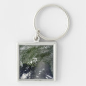 メキシコ湾の衛星観測2 キーホルダー (正面)