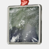 メキシコ湾の衛星観測2 メタルオーナメント (左)