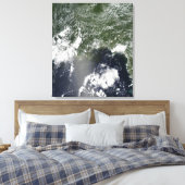 メキシコ湾の衛星観測 キャンバスプリント (インサイチュ (寝室))