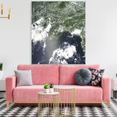 メキシコ湾の衛星観測 キャンバスプリント (インサイチュ (リビング))