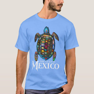 メキシコ湾のEDMミュージックレイブダンスシーガメ男 Tシャツ