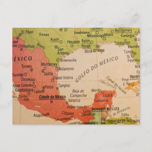 メキシコ湾はがき ポストカード (正面)