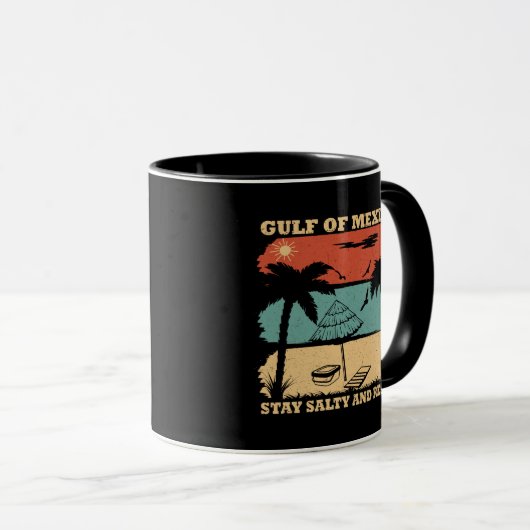 メキシコ湾は塩辛い抵抗を続ける マグカップ (正面右)