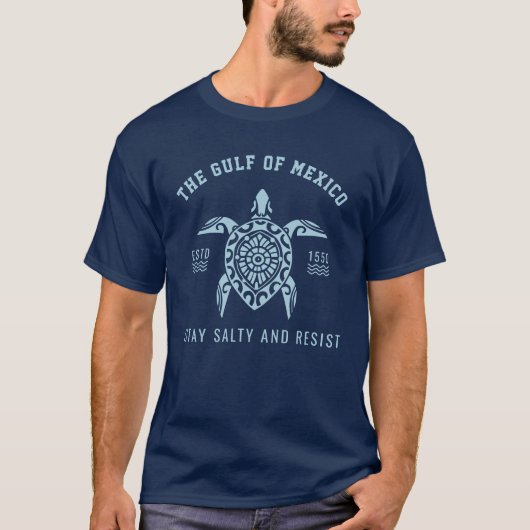 メキシコ湾は塩辛い抵抗を続ける Tシャツ (正面)