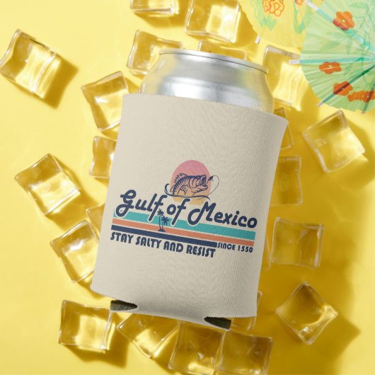 メキシコ湾は塩辛く耐える魚釣り 缶クーラー (インサイチュ 夏)