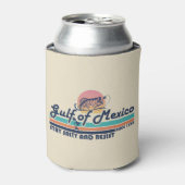 メキシコ湾は塩辛く耐える魚釣り 缶クーラー (缶正面)