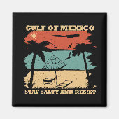 メキシコ湾は抵抗に強い塩辛を保つ マグネット (正面)
