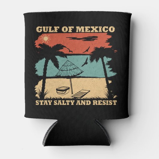 メキシコ湾は抵抗に強い塩辛を保つ 缶クーラー (正面)