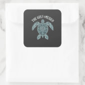 メキシコ湾ウミガメ海ラティーノ スクエアシール (バッグ)