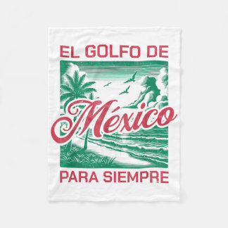 メキシコ湾エルゴルフォデメキシコパラサインプレ フリースブランケット