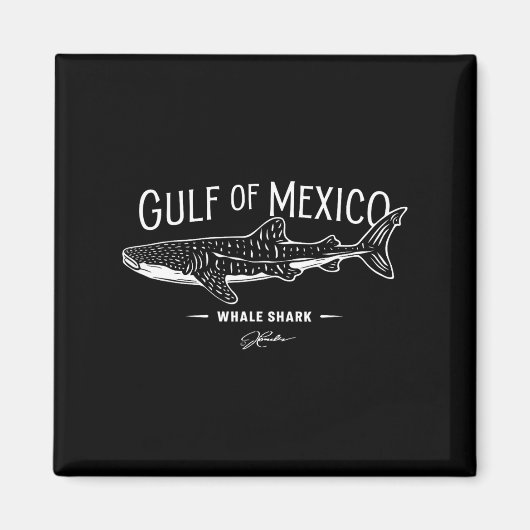 メキシコ湾ジンベイザメ マグネット (正面)