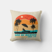 メキシコ湾ステイ塩辛ヴィンテージ クッション (正面)