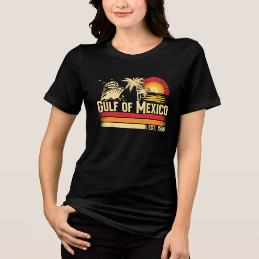 メキシコ湾ステイ塩辛ヴィンテージ トライブレンドTシャツ (正面)