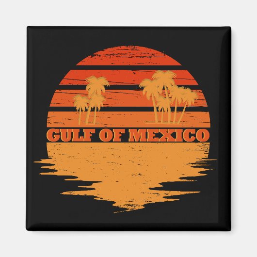 メキシコ湾ステイ塩辛ヴィンテージ マグネット (正面)