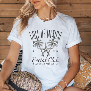 メキシコ湾ソーシャルクラブテスト。1550ビーチ トライブレンドTシャツ