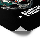 メキシコ湾フォーエバー自由主義のアンチトランプ区 ポスター (角)