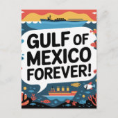 メキシコ湾フォーエバー ポストカード (正面)