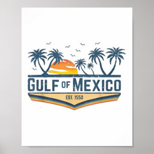 メキシコ湾ワイシャツ米国湾2025年国旗Mex ポスター