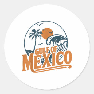 メキシコ湾ワイシャツ米国湾2025年国旗Mex ラウンドシール
