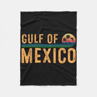 メキシコ湾ヴィンテージビーチ – メキシコ湾 フリースブランケット