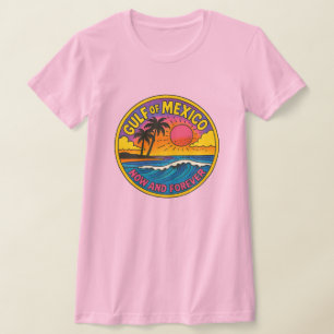 メキシコ湾今と永遠の海アート Tシャツ