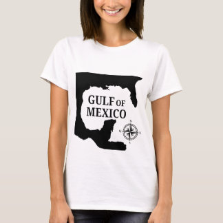 メキシコ湾地図 Tシャツ