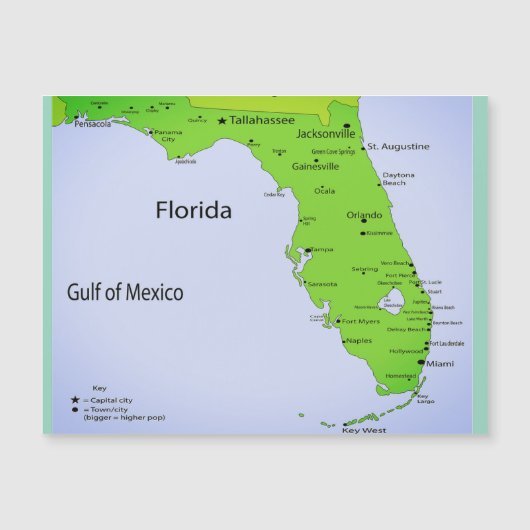 メキシコ湾磁気カード (正面)