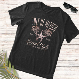 メキシコ湾社会クラブ政治救世主レジスト トライブレンドTシャツ