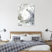 メキシコ湾西部のハリケーン・アレックス キャンバスプリント (インサイチュ (寝室))