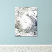 メキシコ湾西部のハリケーン・アレックス キャンバスプリント (インサイチュ (ウッドフロア))