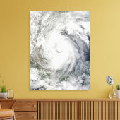 メキシコ湾西部のハリケーン・アレックス キャンバスプリント (インサイチュ (リビング))