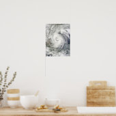 メキシコ湾西部のハリケーン・アレックス ポスター (キッチン)