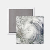 メキシコ湾西部のハリケーン・アレックス マグネット (正面/裏面)