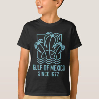 メキシコ湾1672年以来レトロヴィンテージ夕日' Tシャツ