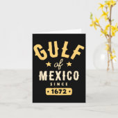 メキシコ湾1672年以来Tシャツ.png カード (黄色い花)