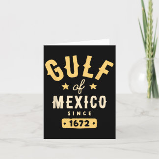 メキシコ湾1672年以来Tシャツ.png カード