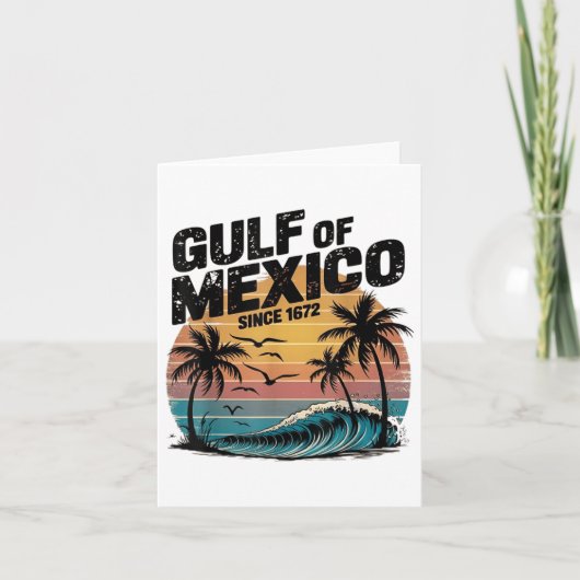メキシコ湾、アメリカ湾Est 2025 カード (正面)