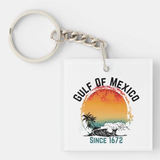 メキシコ湾 キーホルダー (正面)