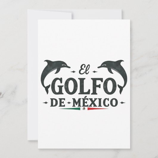 メキシコ湾 案内状 (正面)